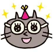 อิโมจิไลน์ Nyanko & Kuma-chan Emoji -celebration-
