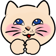 อิโมจิไลน์ Emoji of celebrating cat