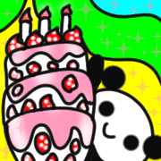 อิโมจิไลน์ Father's Day birthday celebration panda