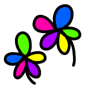 อิโมจิไลน์ Fancy colorful emoji