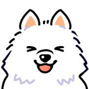 Samoyed dog's face รูปที่ 9