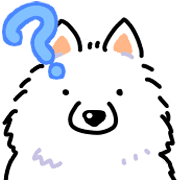 Samoyed dog's face รูปที่ 15