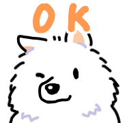Samoyed dog's face รูปที่ 20
