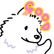 Samoyed dog's face รูปที่ 21
