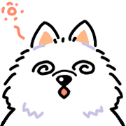 Samoyed dog's face รูปที่ 27