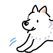 Samoyed dog's face รูปที่ 28