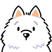 Samoyed dog's face รูปที่ 30