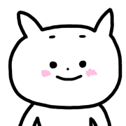 อิโมจิไลน์ Simple cat emoji,part3.