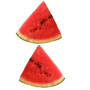 อิโมจิไลน์ watermelon de keigo