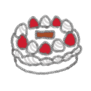 อิโมจิไลน์ Anniversary Emoji -Tegaki taste