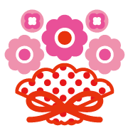 อิโมจิไลน์ Retro Pop Flower emoji