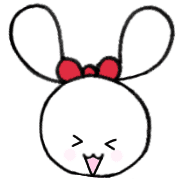 อิโมจิไลน์ Cute rabbit that makes you feel kind