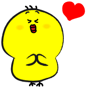 อิโมจิไลน์ Mr. PIYO in a feeling shop Emoji8