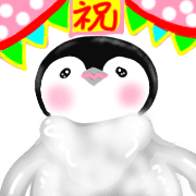 อิโมจิไลน์ Animal penguin celebration collection 6