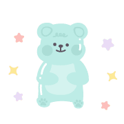 อิโมจิไลน์ Muffin Bear : Super Super Cute Emoji