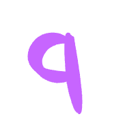 อิโมจิไลน์ My Own Font with Impact ver.Purple