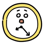 อิโมจิไลน์ Cute clock Emoji