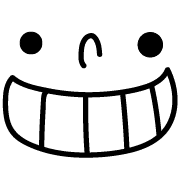 อิโมจิไลน์ Emoji of simple face (resale)
