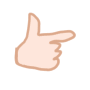 อิโมจิไลน์ simple hand sign emoji