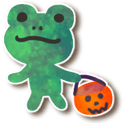 อิโมจิไลน์ Autumn frog,daily use emoji