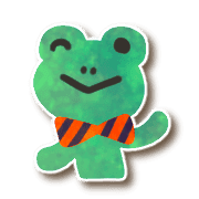 อิโมจิไลน์ Autumn frog,daily use emoji