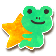 อิโมจิไลน์ Autumn frog,daily use emoji