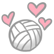 อิโมจิไลน์ Everyday,volleyball!