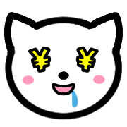 อิโมจิไลน์ Japanese cat trader's Emoji 1