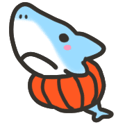 อิโมจิไลน์ Shark halloween