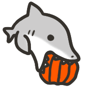 อิโมจิไลน์ Shark halloween