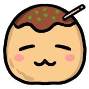 อิโมจิไลน์ Happy Takoyaki Emoji