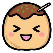 อิโมจิไลน์ Happy Takoyaki Emoji