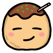 อิโมจิไลน์ Happy Takoyaki Emoji