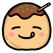 อิโมจิไลน์ Happy Takoyaki Emoji