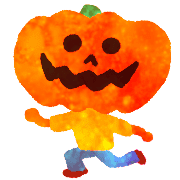 อิโมจิไลน์ Halloween pumpkin boy