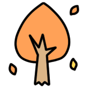 อิโมจิไลน์ Simple emoji that can be used in autumn