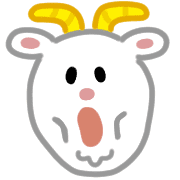 อิโมจิไลน์ Cute goat emoji 3
