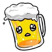 อิโมจิไลน์ Happy beer Emoji