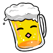 อิโมจิไลน์ Happy beer Emoji