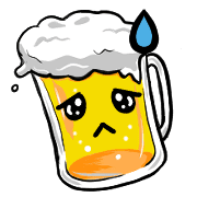 อิโมจิไลน์ Happy beer Emoji