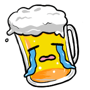 อิโมจิไลน์ Happy beer Emoji