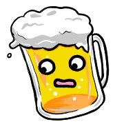 อิโมจิไลน์ Happy beer Emoji