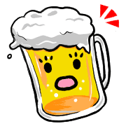 อิโมจิไลน์ Happy beer Emoji