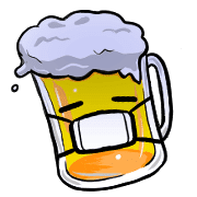 อิโมจิไลน์ Happy beer Emoji