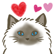 อิโมจิไลน์ Winter cats emoji