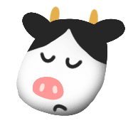 อิโมจิไลน์ Cow pattern emoji