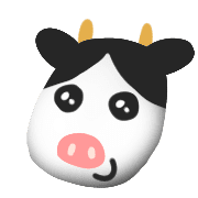 อิโมจิไลน์ Cow pattern emoji