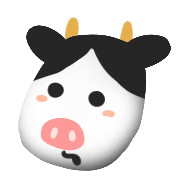 อิโมจิไลน์ Cow pattern emoji