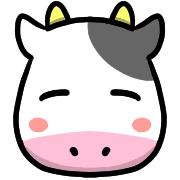 อิโมจิไลน์ Happy cows Emoji