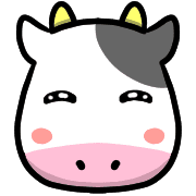 อิโมจิไลน์ Happy cows Emoji